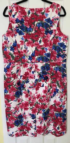 Talbots floral sheath dress - sheath,
