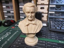 Franz schubert bust alabaster - bust,