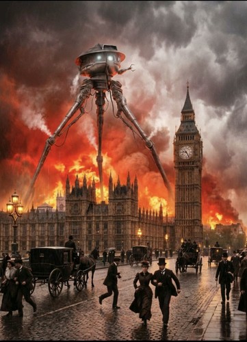 War the worlds tripod - war,