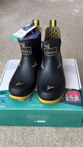 Joules ladies wellibobs black - ladies,