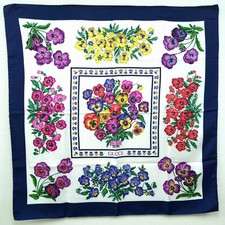 GUCCI 100% Silk Floral Scarf