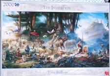 Tom duBois 2000 Piece Jigsaw - The Invitation  ** ONE PIECE MISSING **