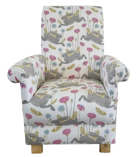 Chair pink armchair clarke - armchair,
