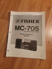 Fisher MC 705 Stereo System Service Manual 