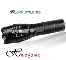 Police 90000LM T6 LED Super Bright Zoom Flashlight Powerful Camping Lamp Torch