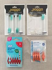 5x replacement toothbrushes for philips sonicare & TePe interdental brushes RED