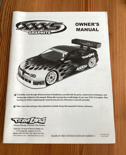 Team losi xxx - team, graphite