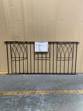 Wrought Iron Style Metal Fence Panel 1810mm Wide x 815mm High