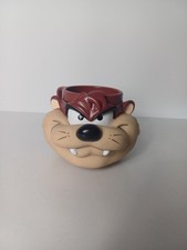 Taz Tazmanian Devil 1992 Plastic 3d Mug Cup Warner Bros Vintage Cartoon Merch