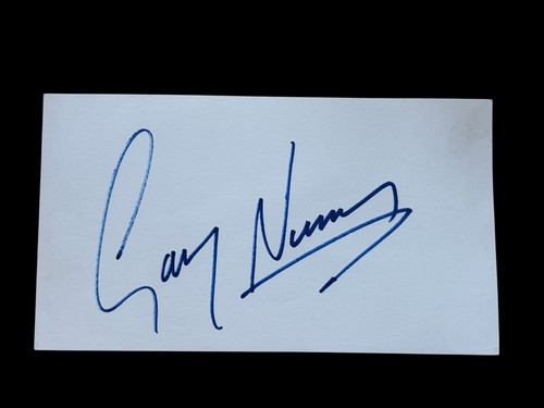 Gary numan hand signed - hand, white