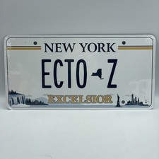 Ghostbusters Frozen Empire • ‘ECTO-Z’ • US Car License Number Plate • New