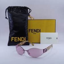 New Fendi FE40159U 74Z Shiny Rose/Violet Mirror 74-14-115 Sunglasses