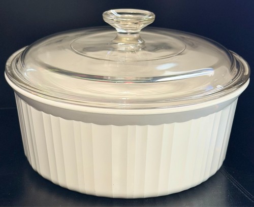 Vintage corning ware white - corning,