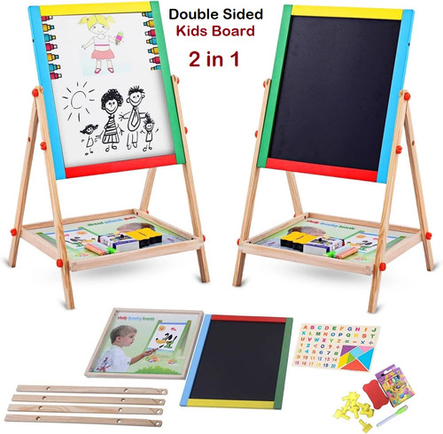 Kids wooden easel - 2, in