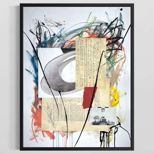 Original mixed media - media, abstract