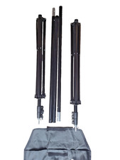 Photographer 3 Piece Lighting Pole/Screen Kit 180cm High 205cm Wide + Carry Bag