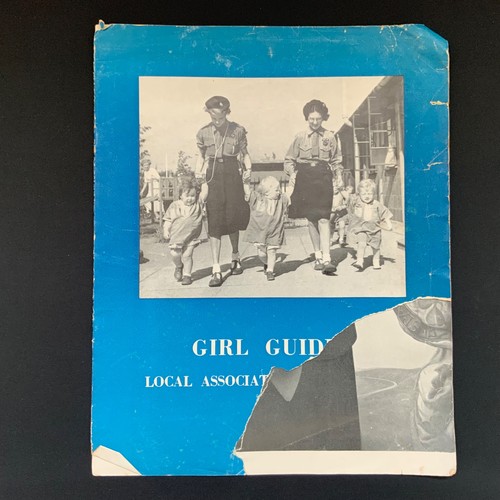 Vintage girl guides programme - vintage,