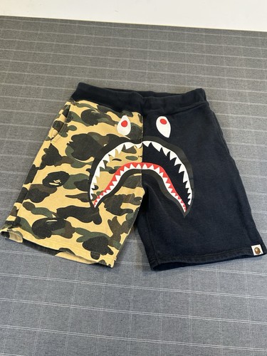 Bape camo shorts shark face - bape,