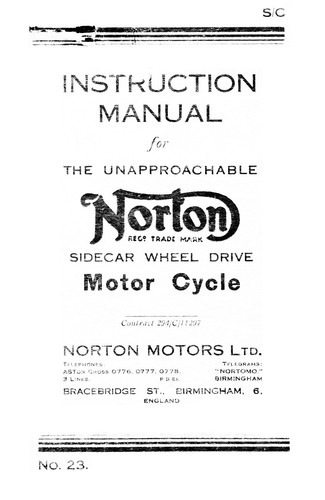 Norton sidecar - norton,