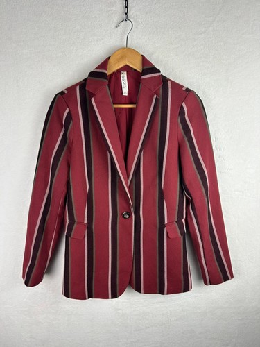 Mural striped blazer - blazer,