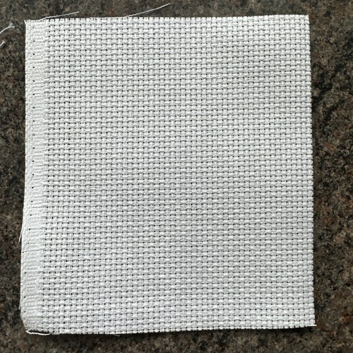 Count white cross stitch - white,