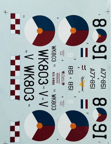 Decals gloster meteor f - gloster,