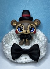 Littlest Pet Shop Toy Freddy Fazbear Inspired Custom LPS OOAK with Accessories