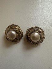 Authentic Chanel Faux Pearl