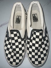 Vans Classic Checkerboard Slip On Trainers (Size 5)