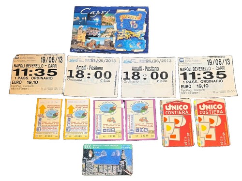 Vintage travel tickets - tickets,, ferry
