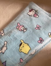 Sanrio Hello Kitty Blanket – Cute Pastel Design with All Characters 