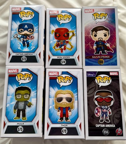 Funko pop marvel bundle - marvel, 6