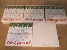 5 x Wedgewood Christmas plates