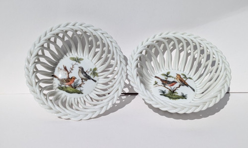 Herend pair small lattice - herend,