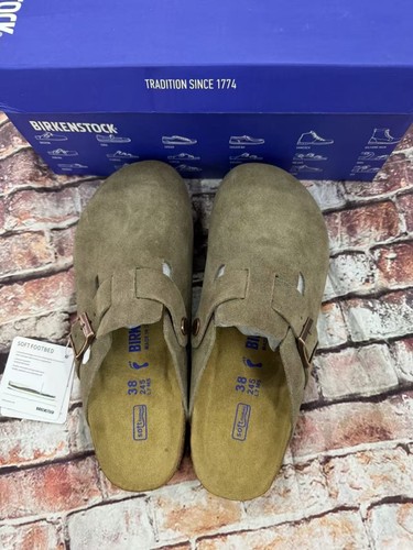 Birkenstock taupe slippers - taupe,