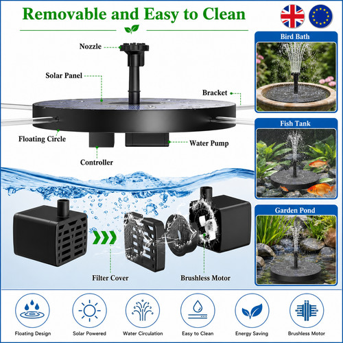 Solar fountain pump - solar,
