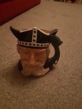 Royal Doulton Large Character Toby Jug Viking D6496