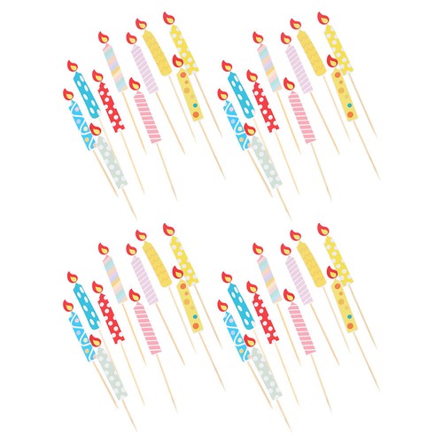 40pcs birthday paper - birthday, candles