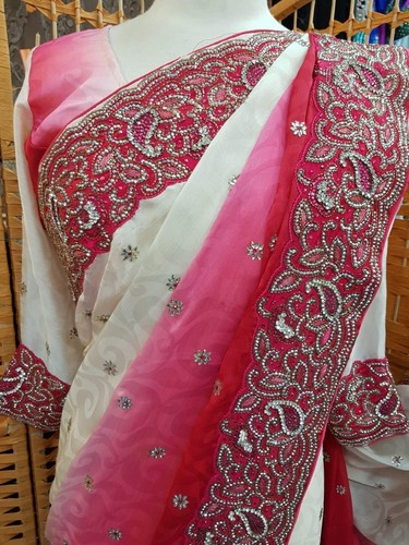 Stylish stone saree - stylish,