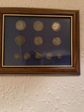 Framed Replica hammered  coins