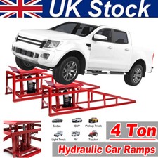 4 ton Hydraulic Car Ramps 2PC