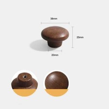 Walnut Drawer Pulls Wooden