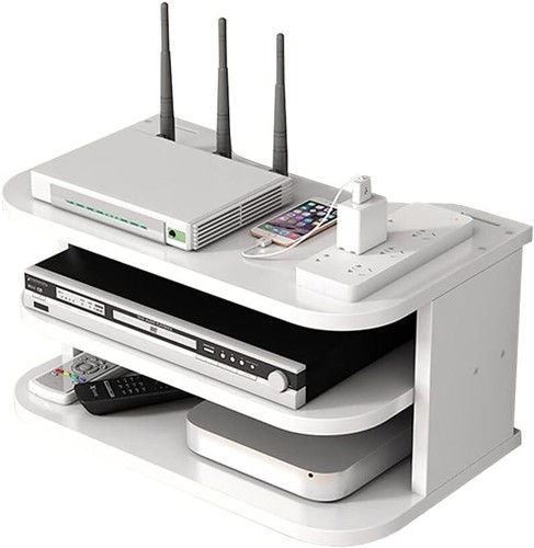Media shelf floating wall - shelf,