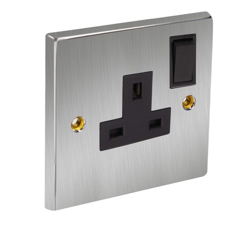 Brushed satin chrome single - brushed,