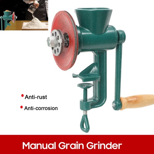 Manual iron grain grinder - grain,