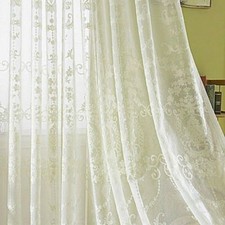 Lace Embroidery Curtain Fabric