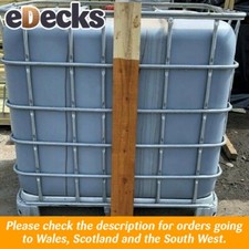 950 Litre Drum Fence Tank Treatment Stain Wood Preserver Job Lot IBC