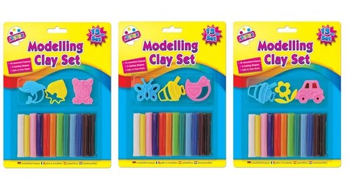 Kids modelling clay set artbox - clay,