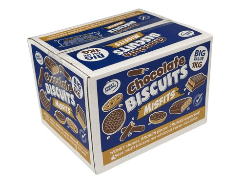 Broken chocolate biscuits - broken,