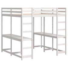 Loft Bed with Desk and Ladder